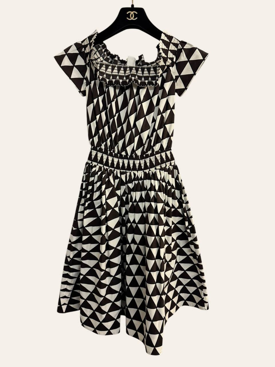 Prada Off Shoulder Triangle Dress, photo 1