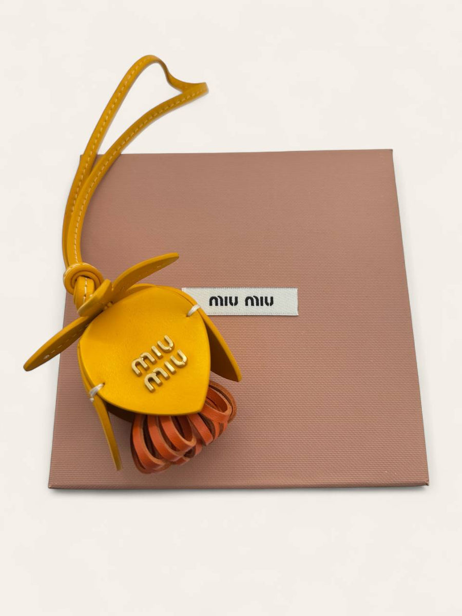 Miu Miu Leather Trick Charm, photo 1