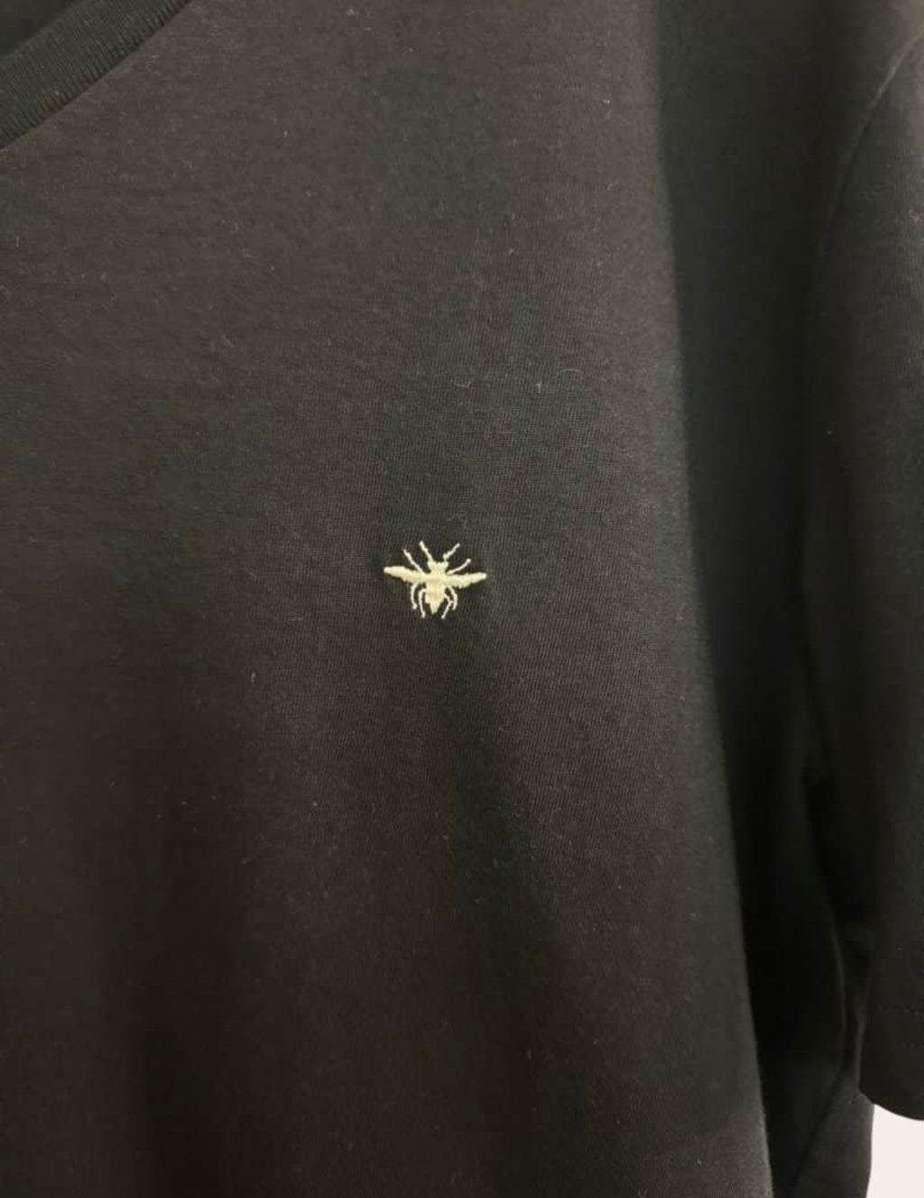 Dior Bee Embroidered V Neck T-Shirt, photo 3