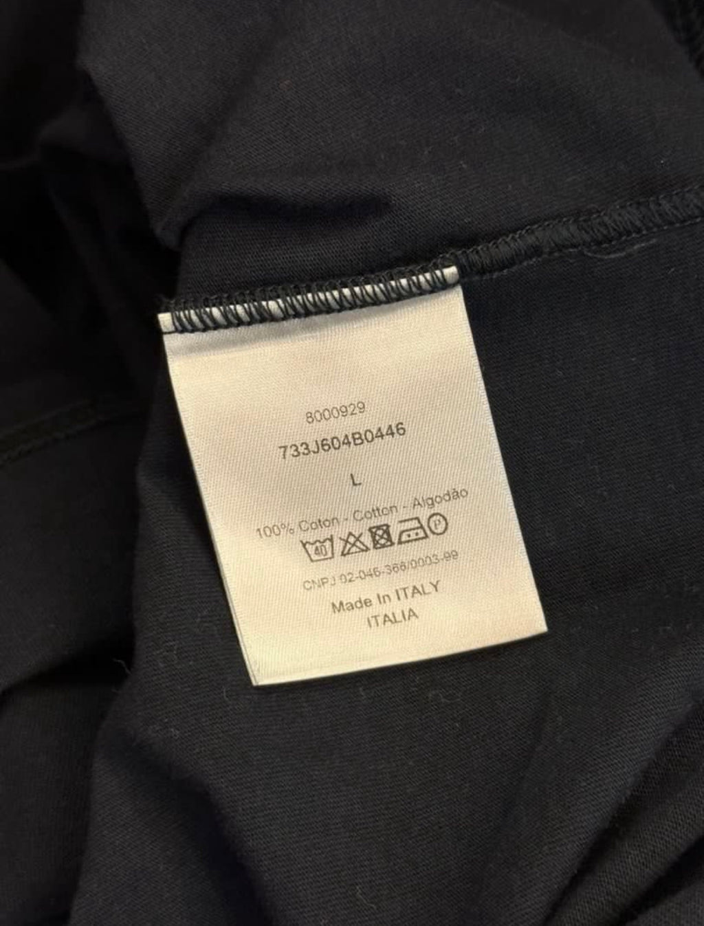 Dior Bee Embroidered V Neck T-Shirt, photo 5