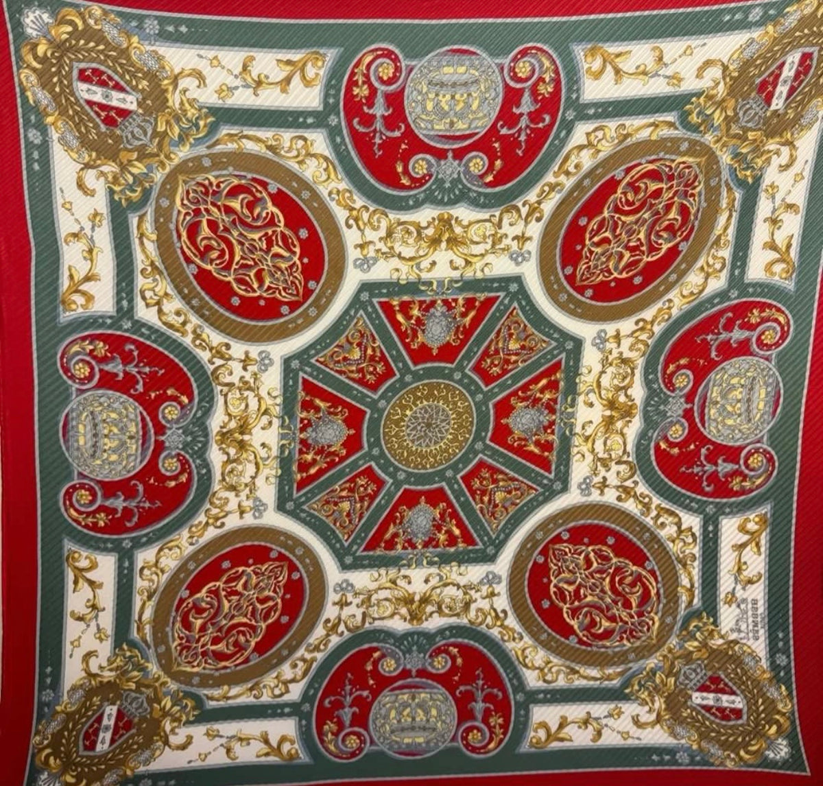 Hermes Pleated Silk Scarf, photo 2