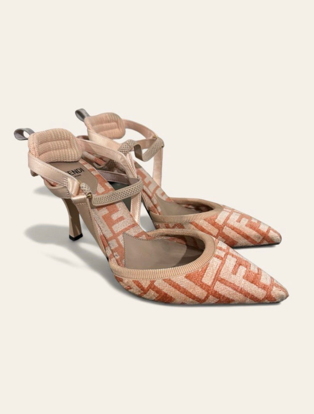 Fendi Colibri Slingback Heels SZ 35.5, photo 1