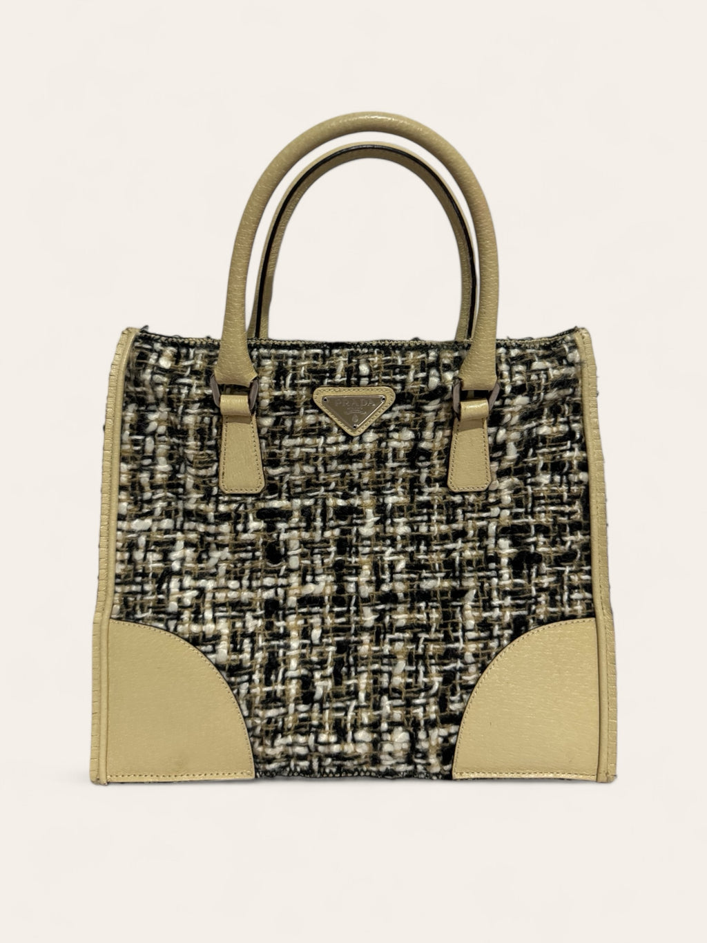 Prada Tweed Mini Flat Tote, photo 1