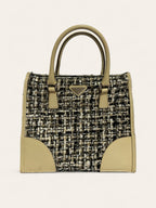 Prada Tweed Mini Flat Tote, photo 1