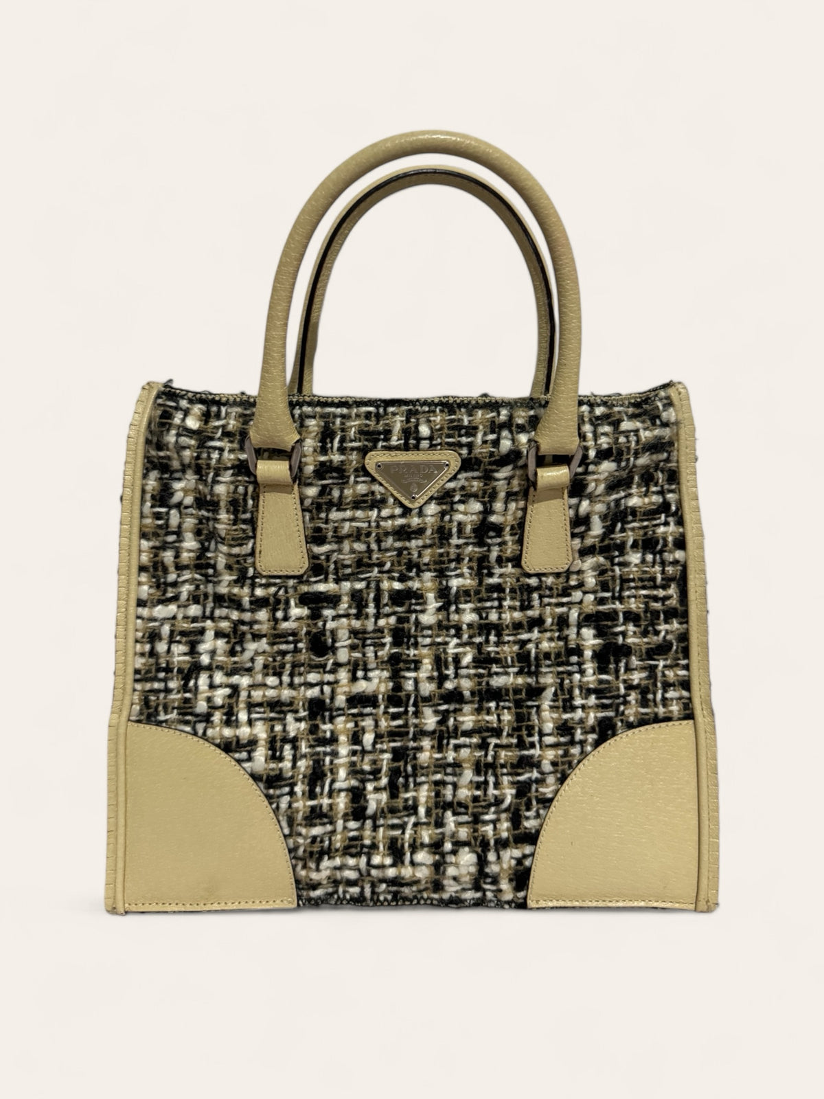 Prada Tweed Mini Flat Tote, photo 1