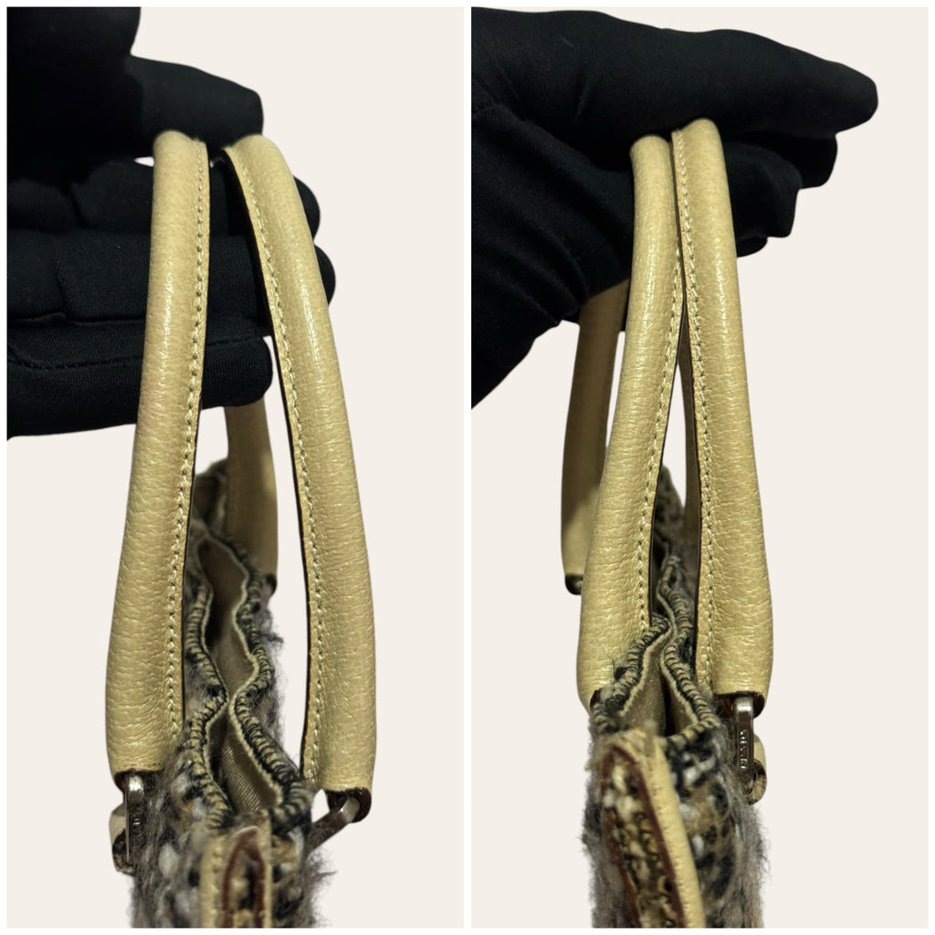 Prada Tweed Mini Flat Tote, photo 9