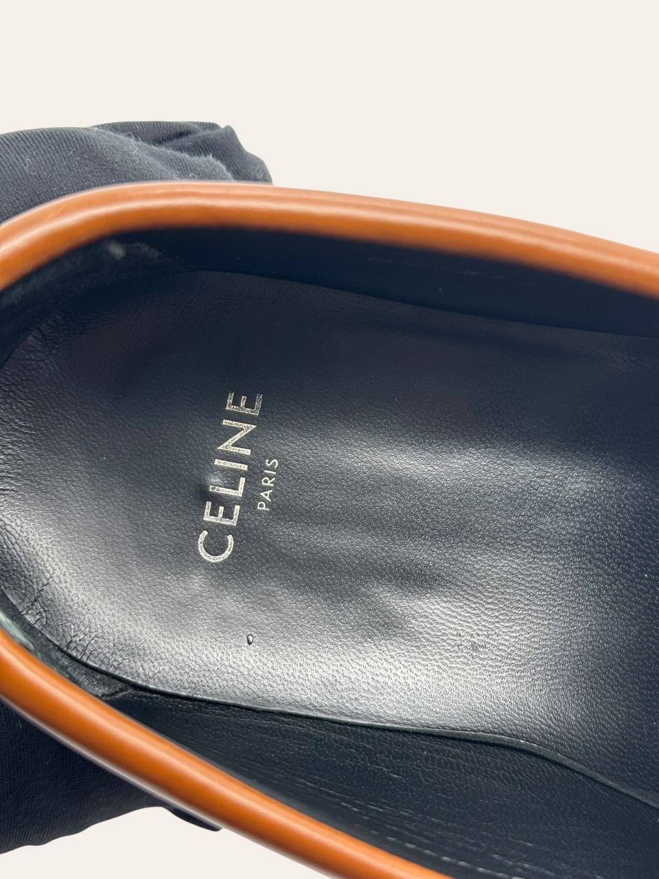 Celine Margaret Tassel Shearling Loafer Size 37, photo 2