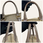 Fendi Metallic Zucca Boston Bag, photo 3