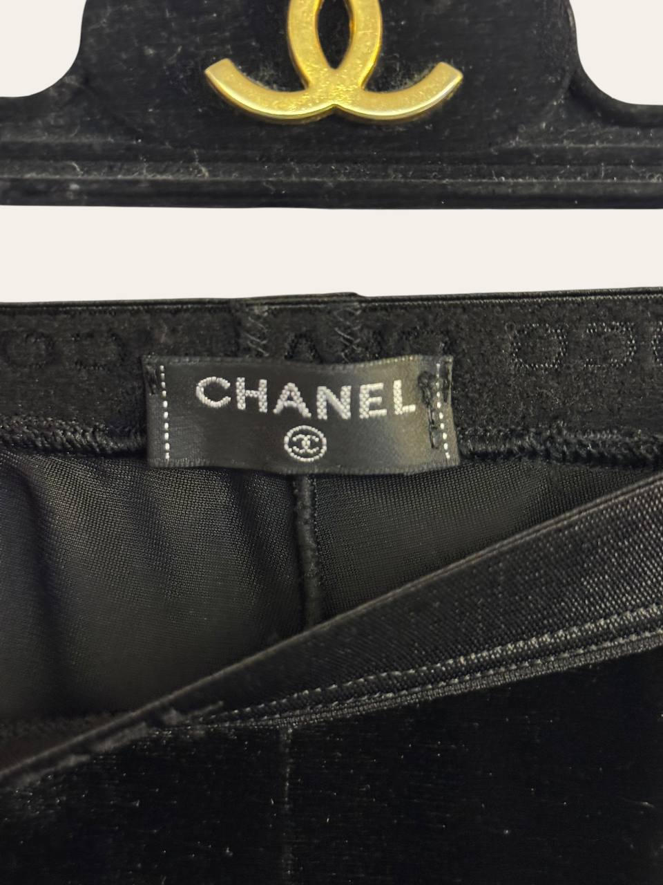 Chanel CC Velvet Leggings, photo 4