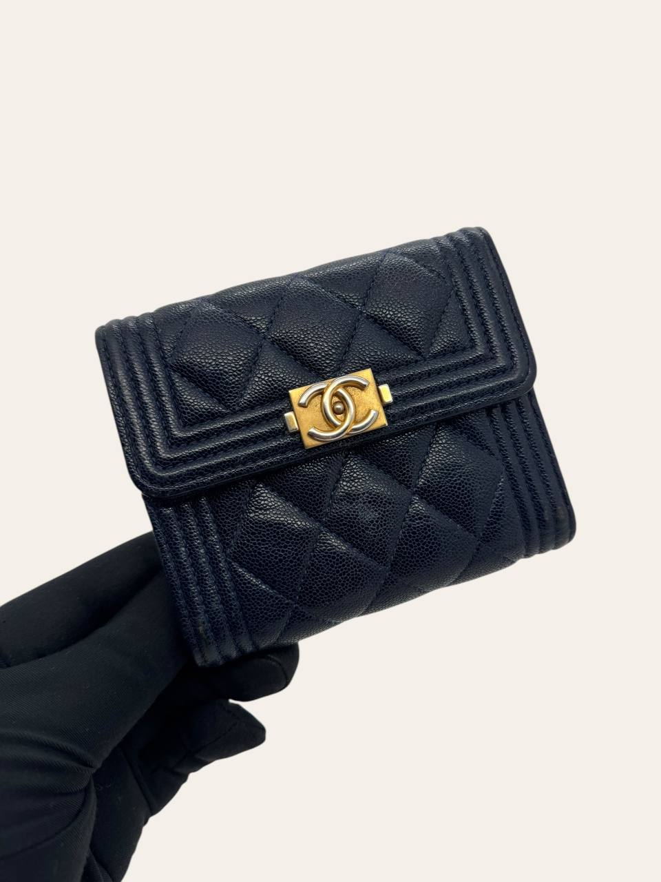 Chanel Boy Compact Trifold Wallet, photo 1