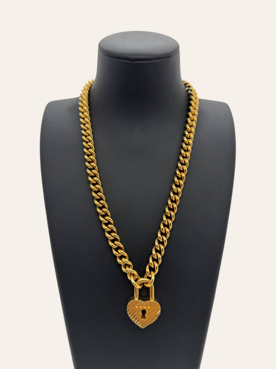 Balenciaga Heart Lock Necklace, photo 1