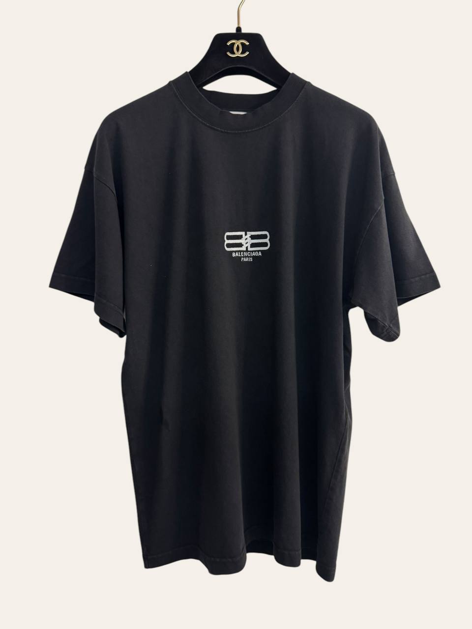 Balenciaga Embroidered Logo T-Shirt, photo 1