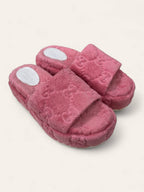 Gucci Monogram Platform Slides Size 36, photo 1