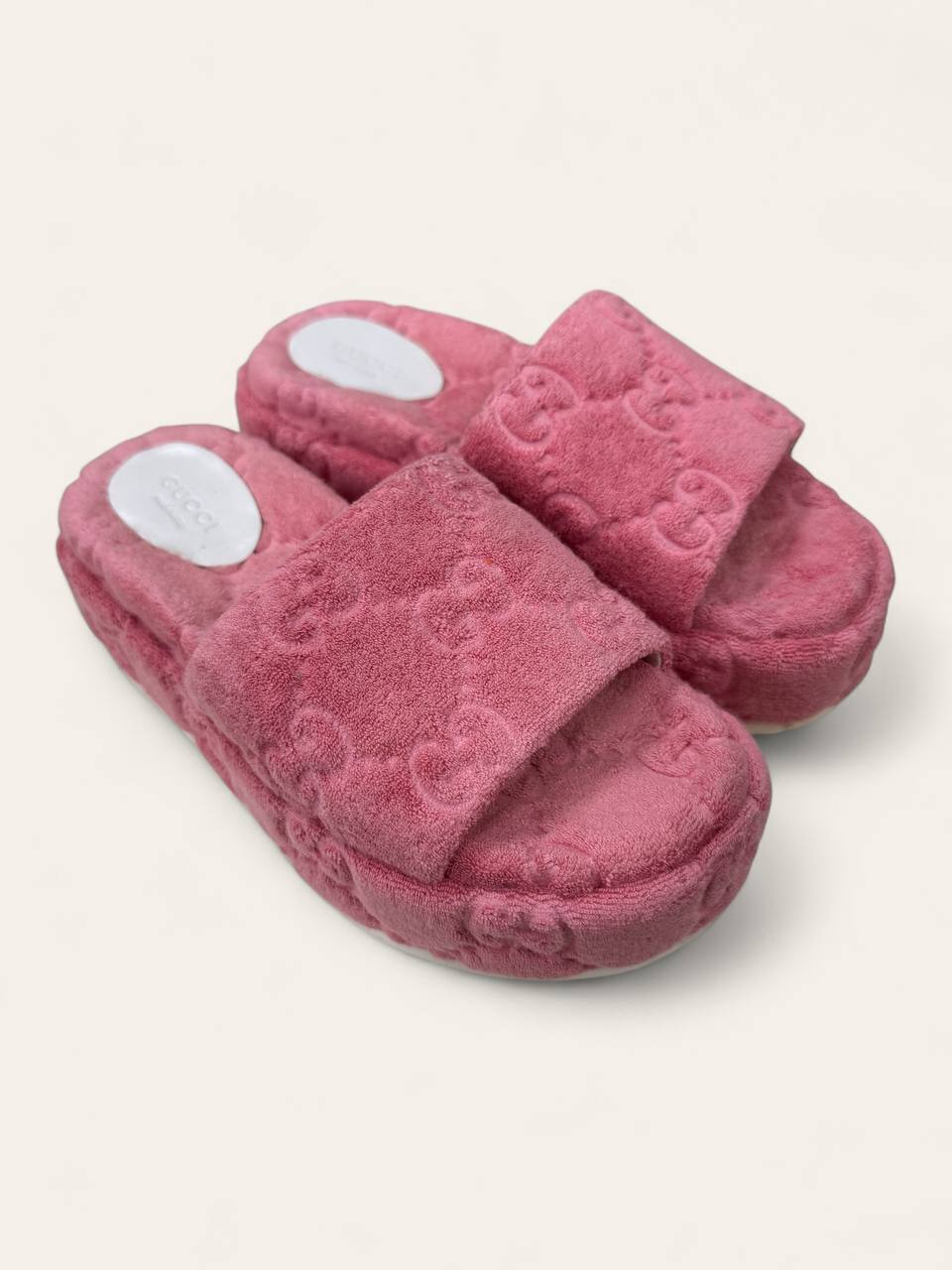 Gucci Monogram Platform Slides Size 36, photo 1