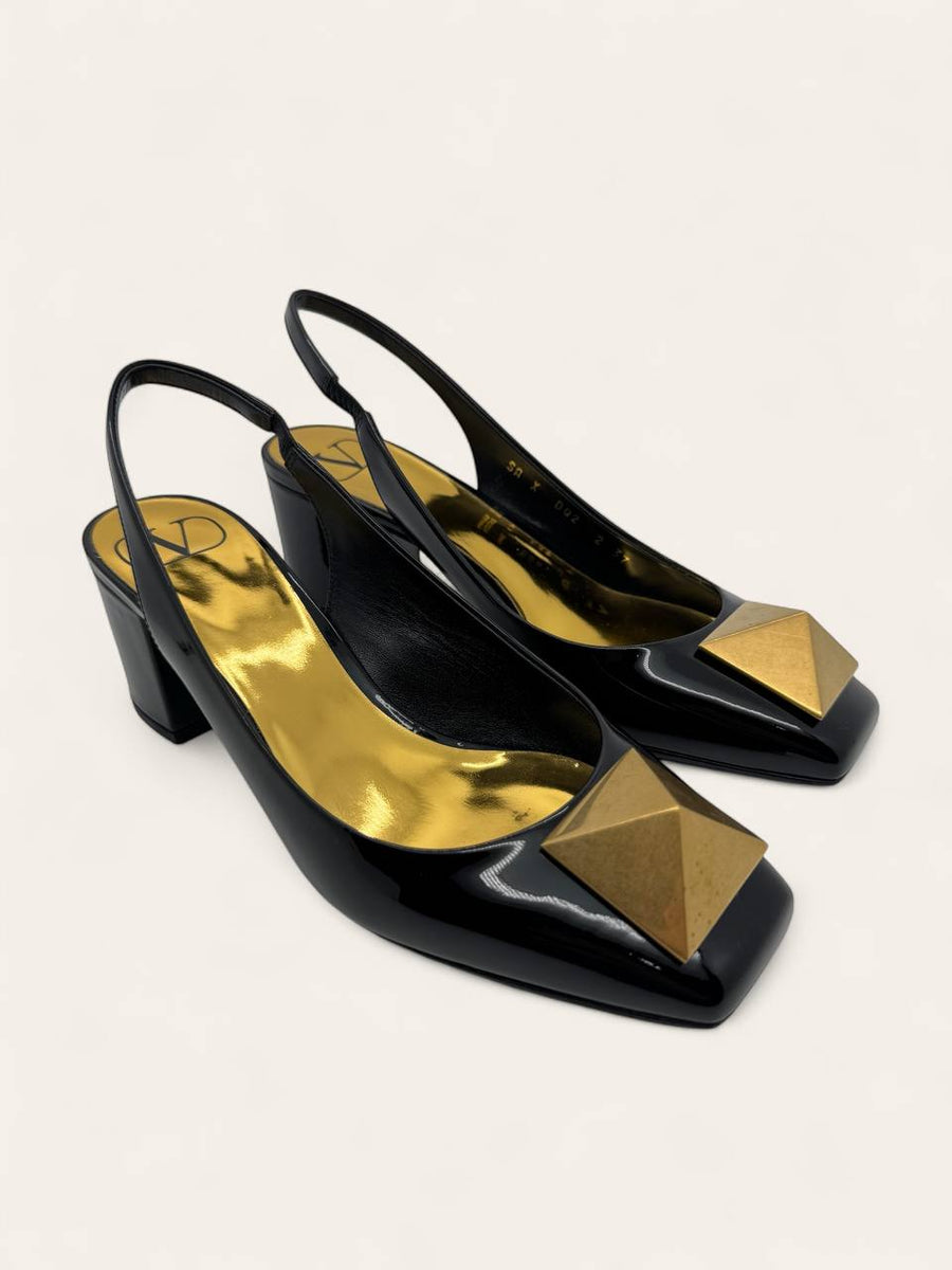 Valentino Roman Stud Slingback Size 37, photo 1