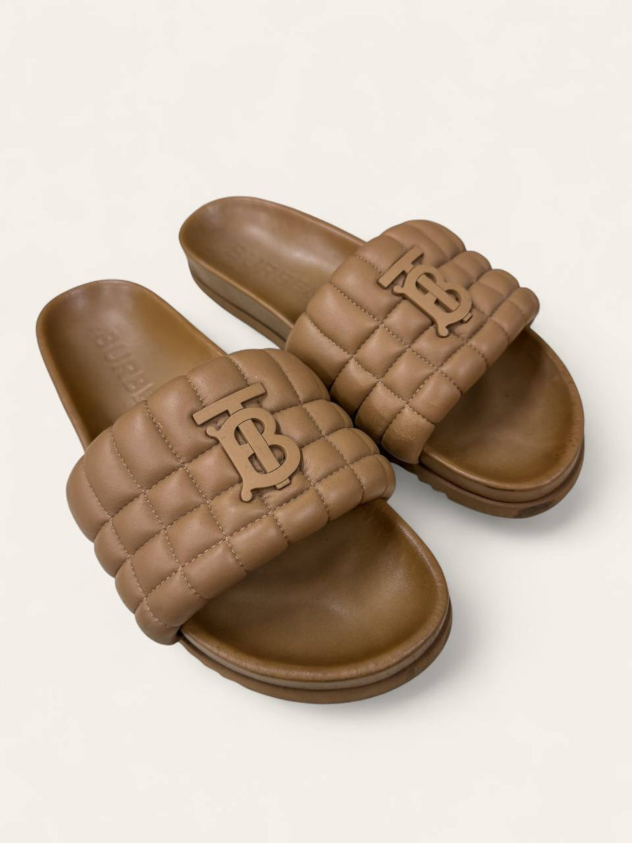 Burberry TB Padded Slides Size 43, photo 1