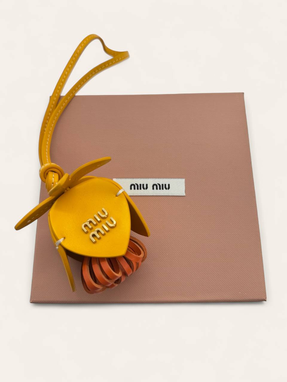 Miu Miu Leather Trick Charm, photo 1