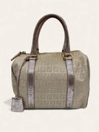 Fendi Metallic Zucca Boston Bag, photo 1