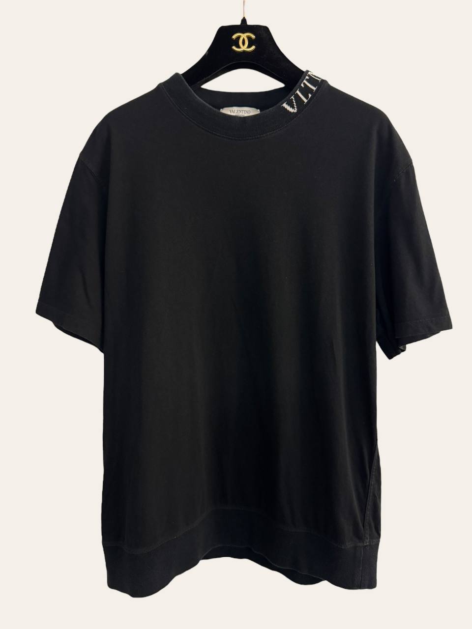 Valentino Neck Logo T-Shirt, photo 1