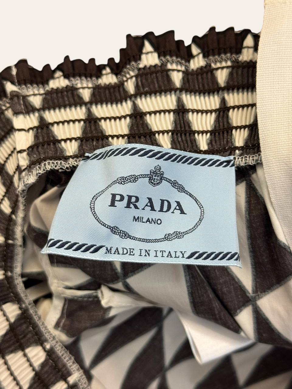 Prada Off Shoulder Triangle Dress, photo 3