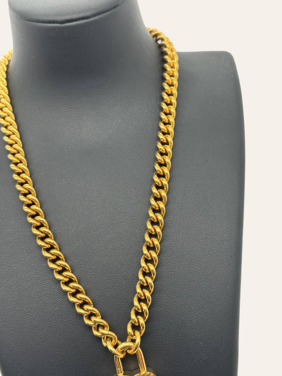 Balenciaga Heart Lock Necklace, photo 3