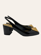 Valentino Roman Stud Slingback Size 37, photo 5
