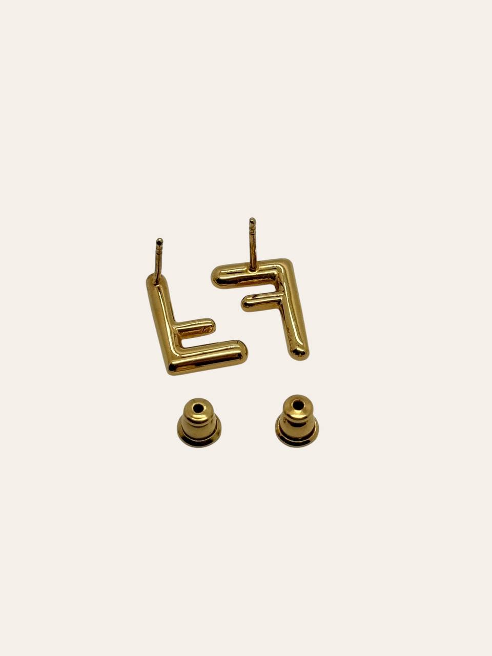 Fendi FF Logo Earring, photo 3
