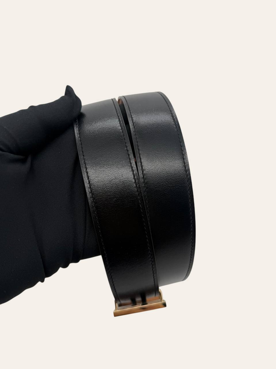 Hermes H au Carre Reversible Belt, photo 3