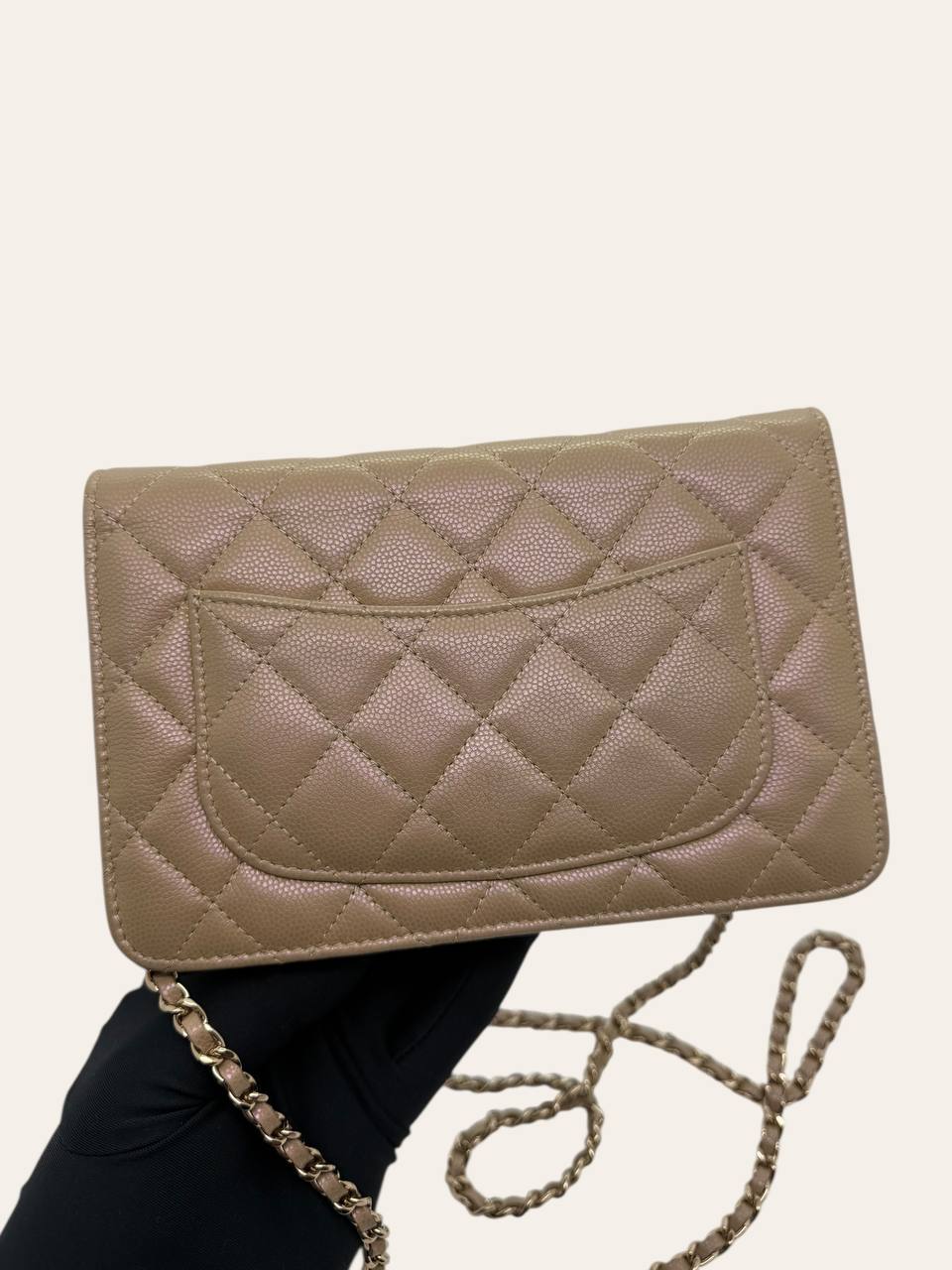 Chanel Wallet on Chain in Caviar, photo 4