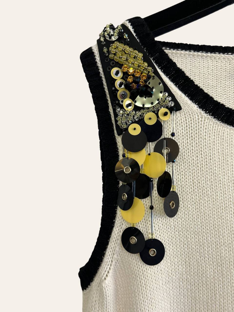 Prada Sequin Cashmere Top, photo 3
