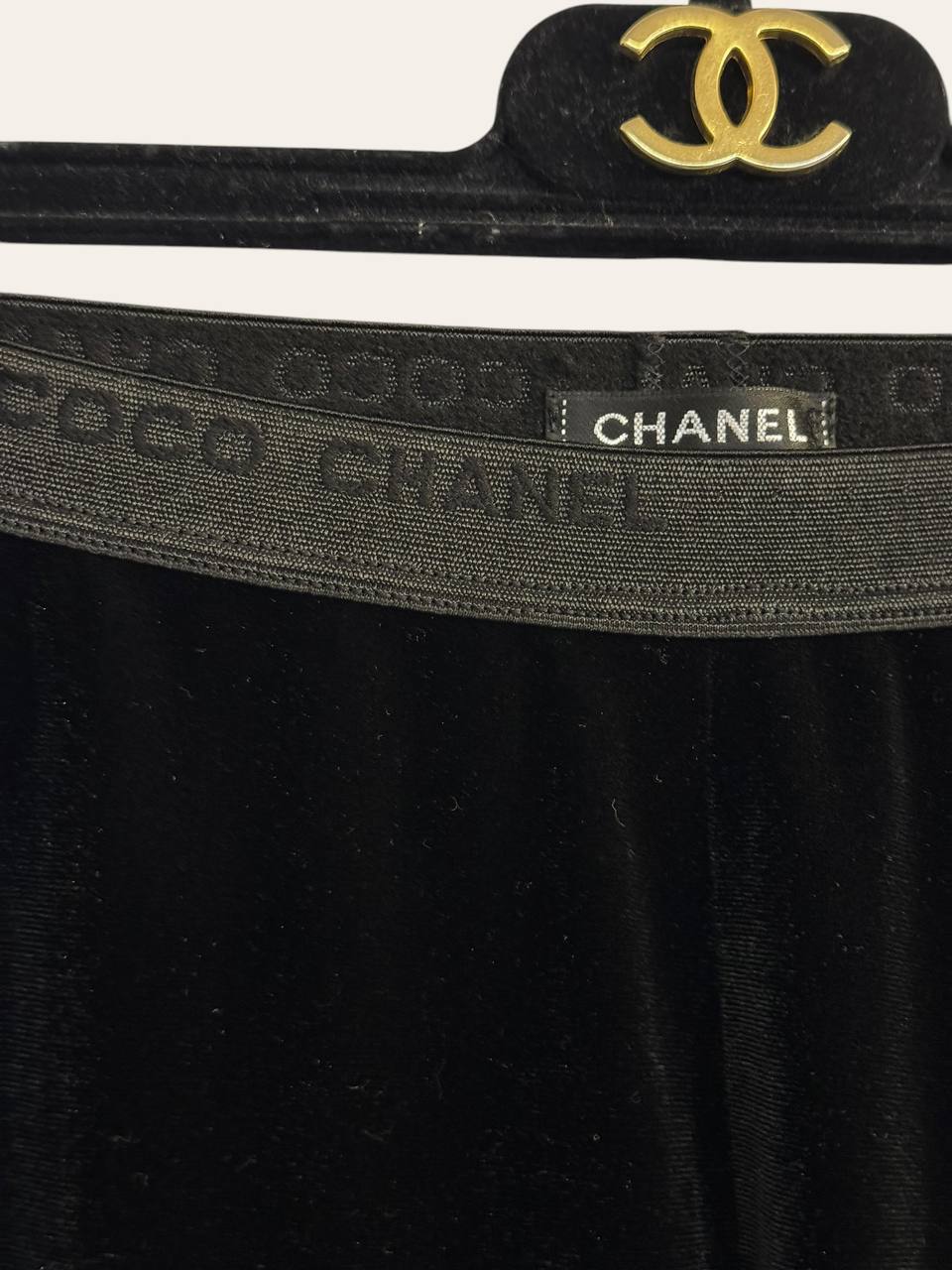 Chanel CC Velvet Leggings, photo 3