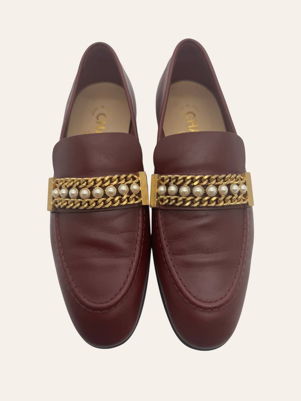 Chanel CC Pearl Loafer Size 36, photo 5