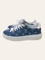 Louis Vuitton Monogram Denim Time Out Sneaker Size 35.5, photo 4