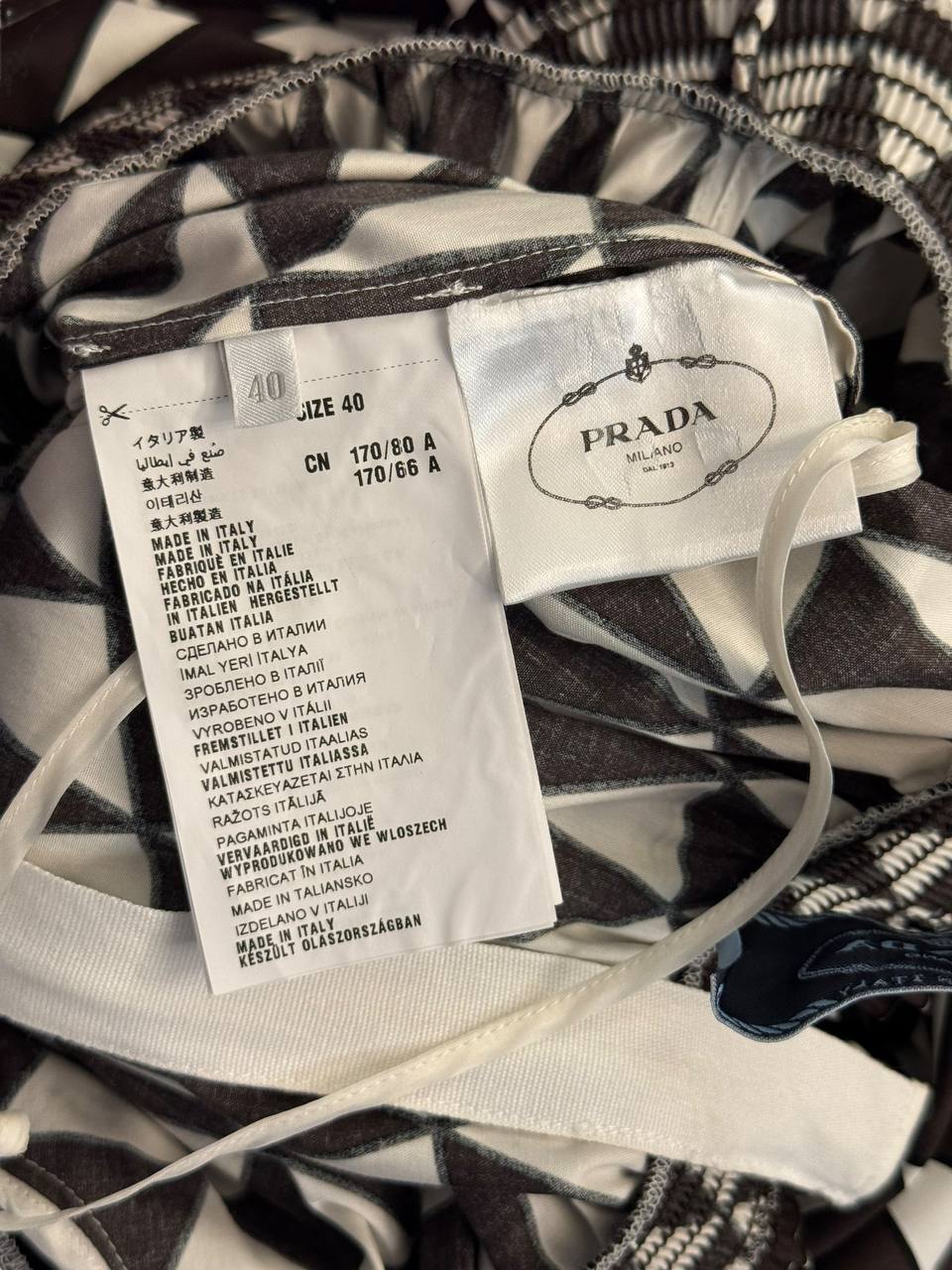 Prada Off Shoulder Triangle Dress, photo 5