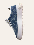 Louis Vuitton Monogram Denim Time Out Sneaker Size 35.5, photo 7