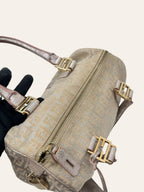 Fendi Metallic Zucca Boston Bag, photo 10