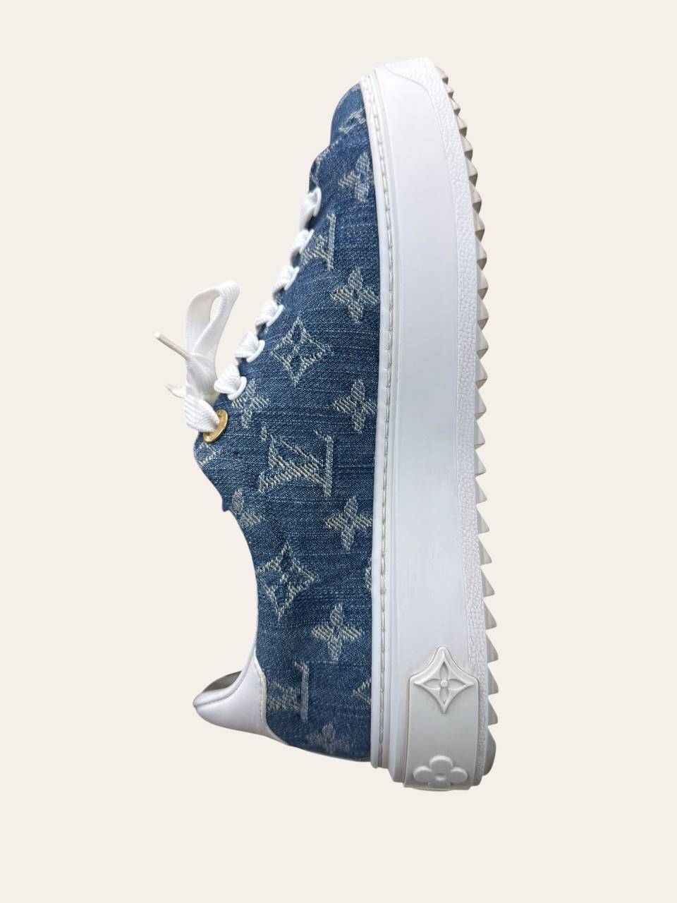 Louis Vuitton Monogram Denim Time Out Sneaker Size 35.5, photo 8