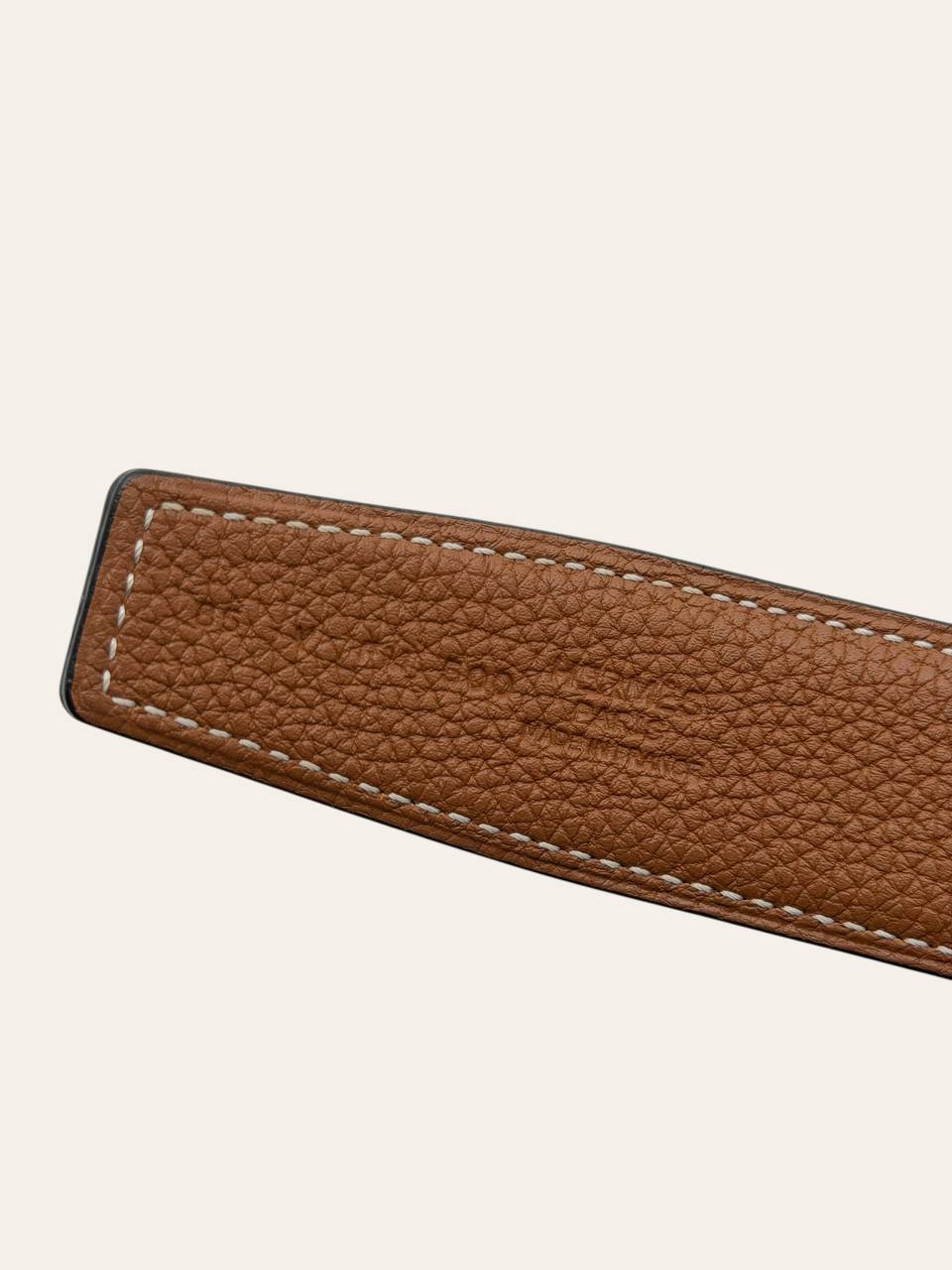 Hermes H au Carre Reversible Belt, photo 8