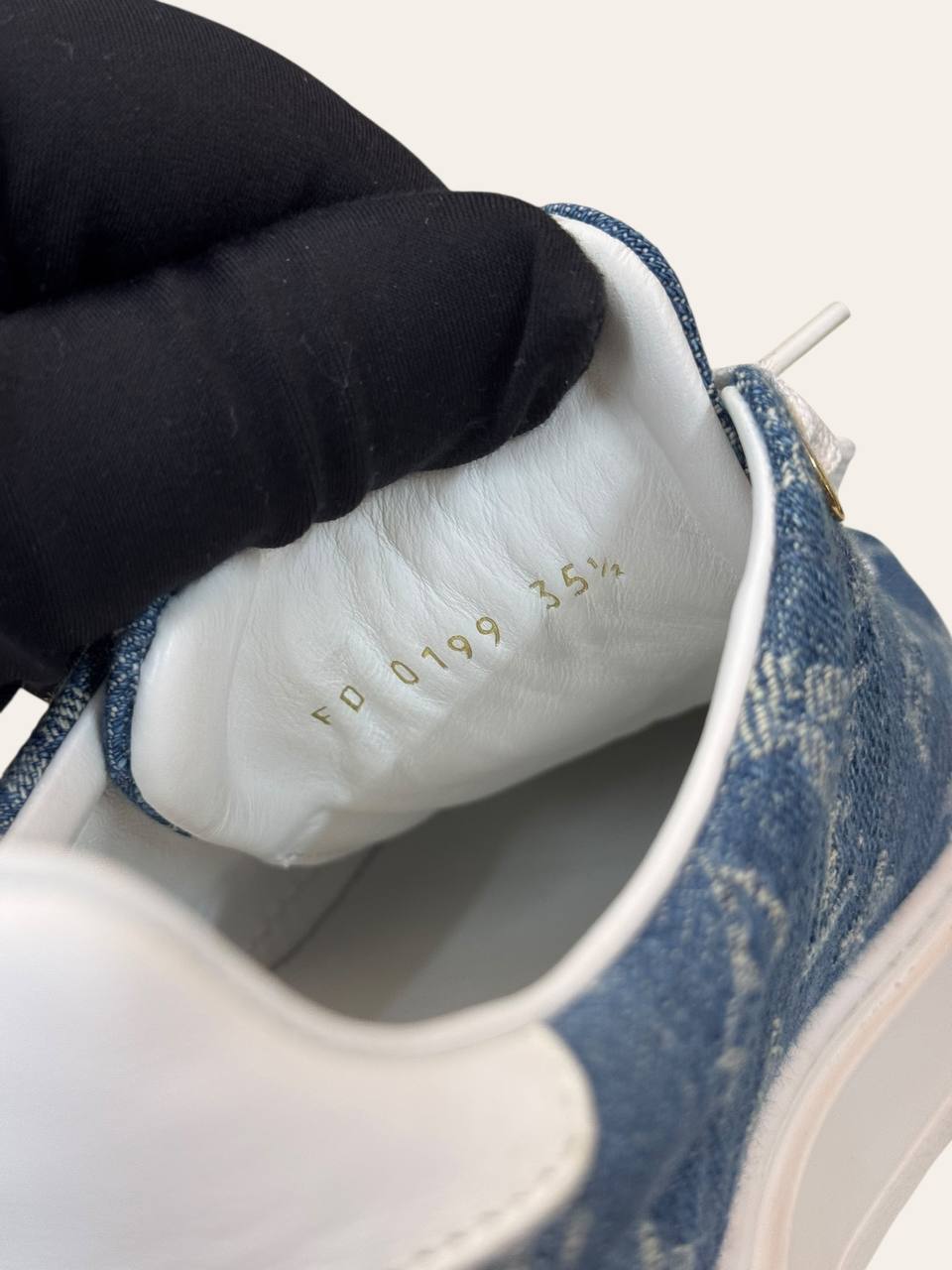 Louis Vuitton Monogram Denim Time Out Sneaker Size 35.5, photo 9