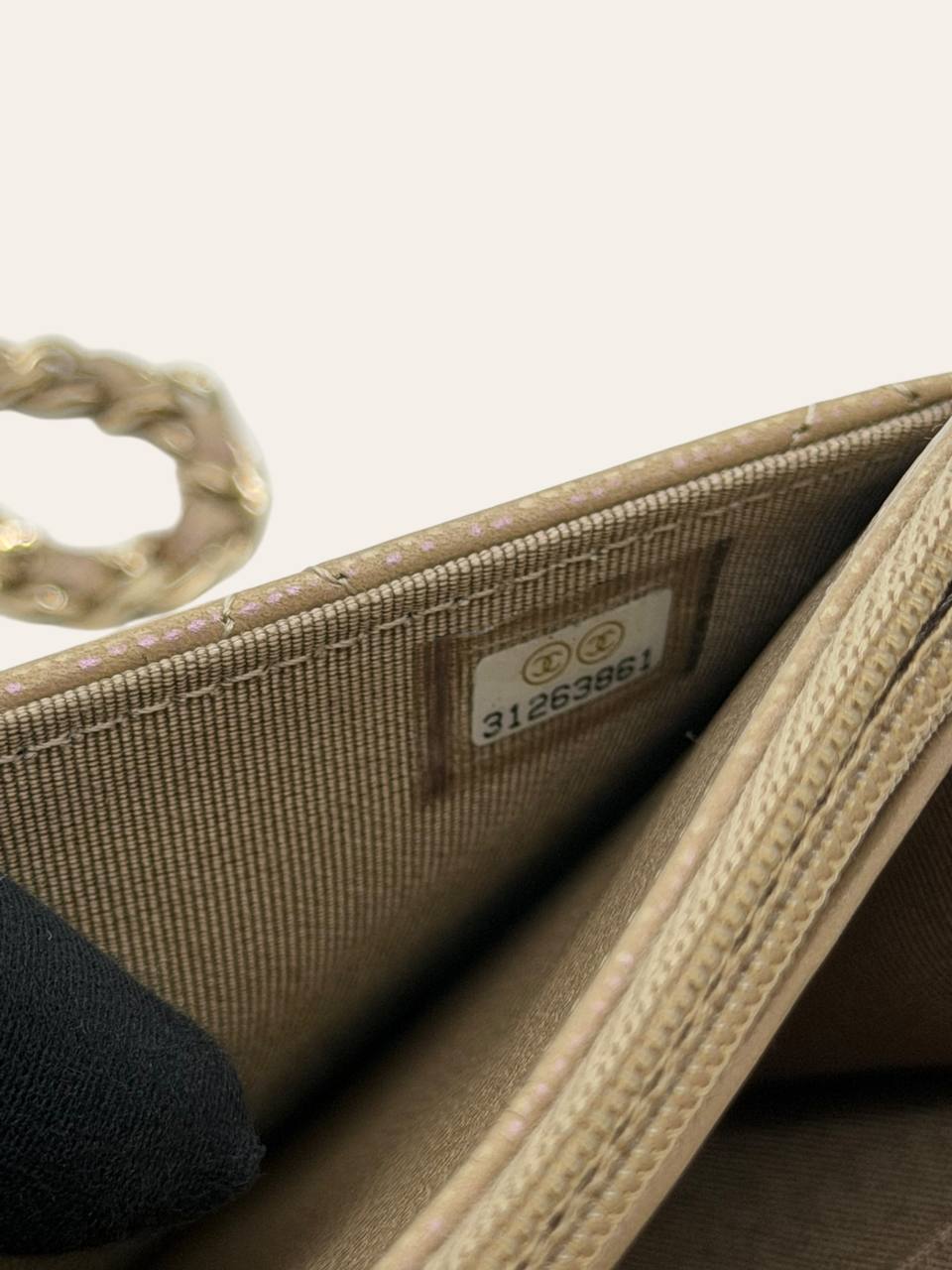 Chanel Wallet on Chain in Caviar, photo 10