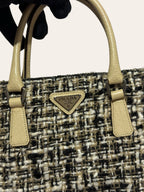 Prada Tweed Mini Flat Tote, photo 2