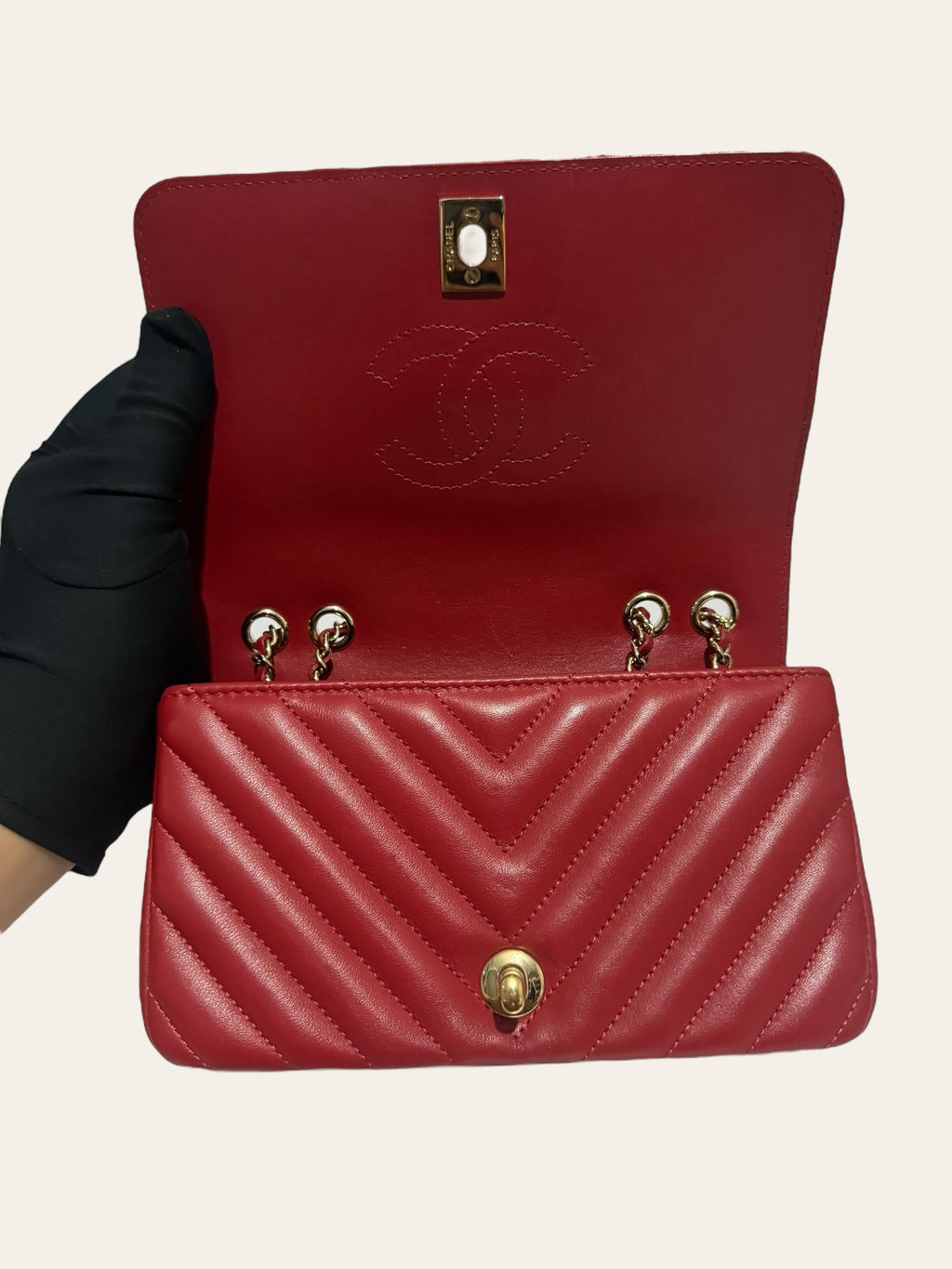 Chanel Chevron Mini Statement Flap, photo 4