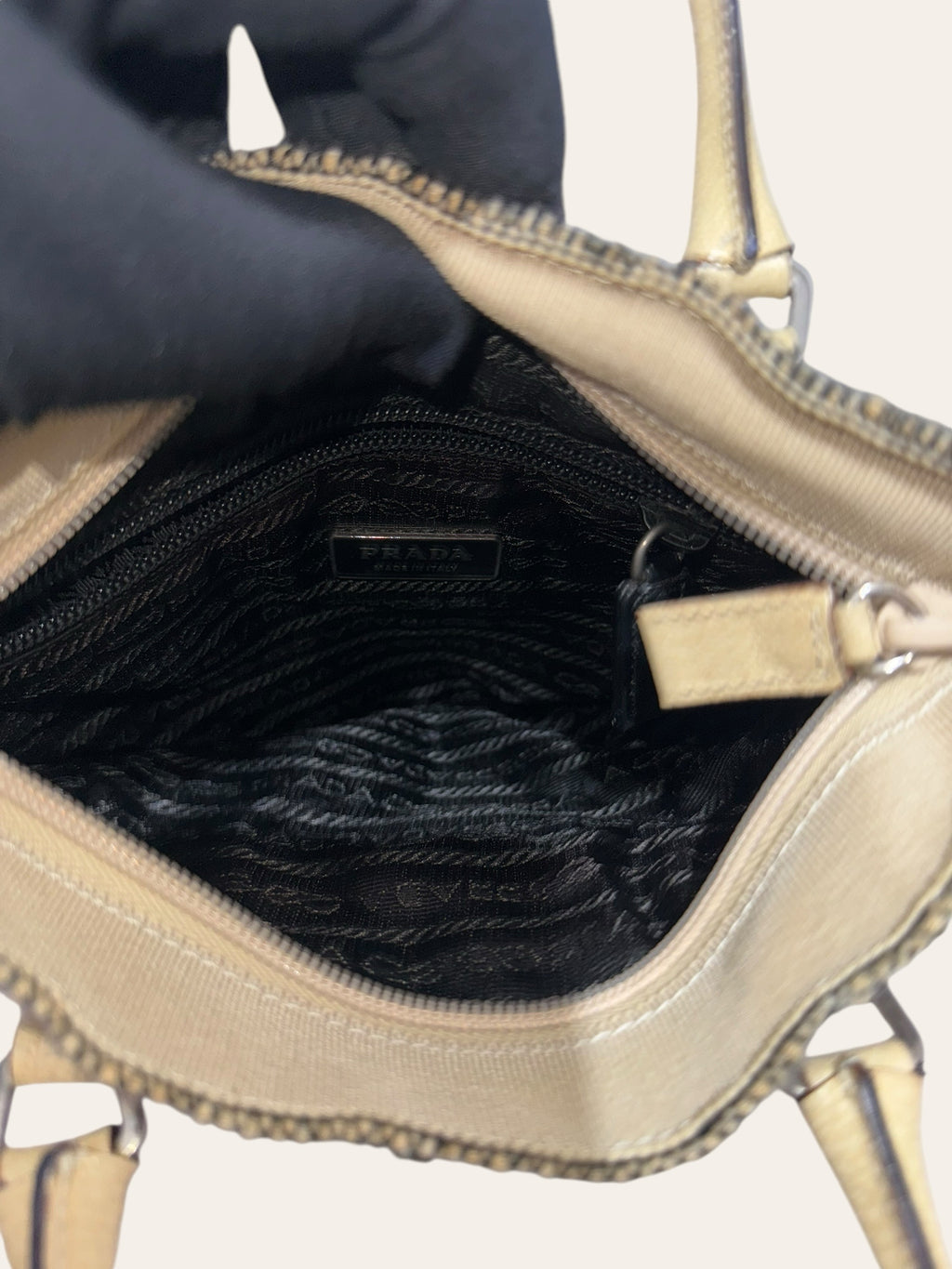 Prada Tweed Mini Flat Tote, photo 8