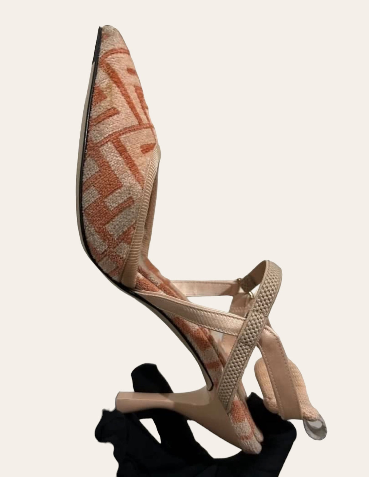Fendi Colibri Slingback Heels SZ 35.5, photo 5