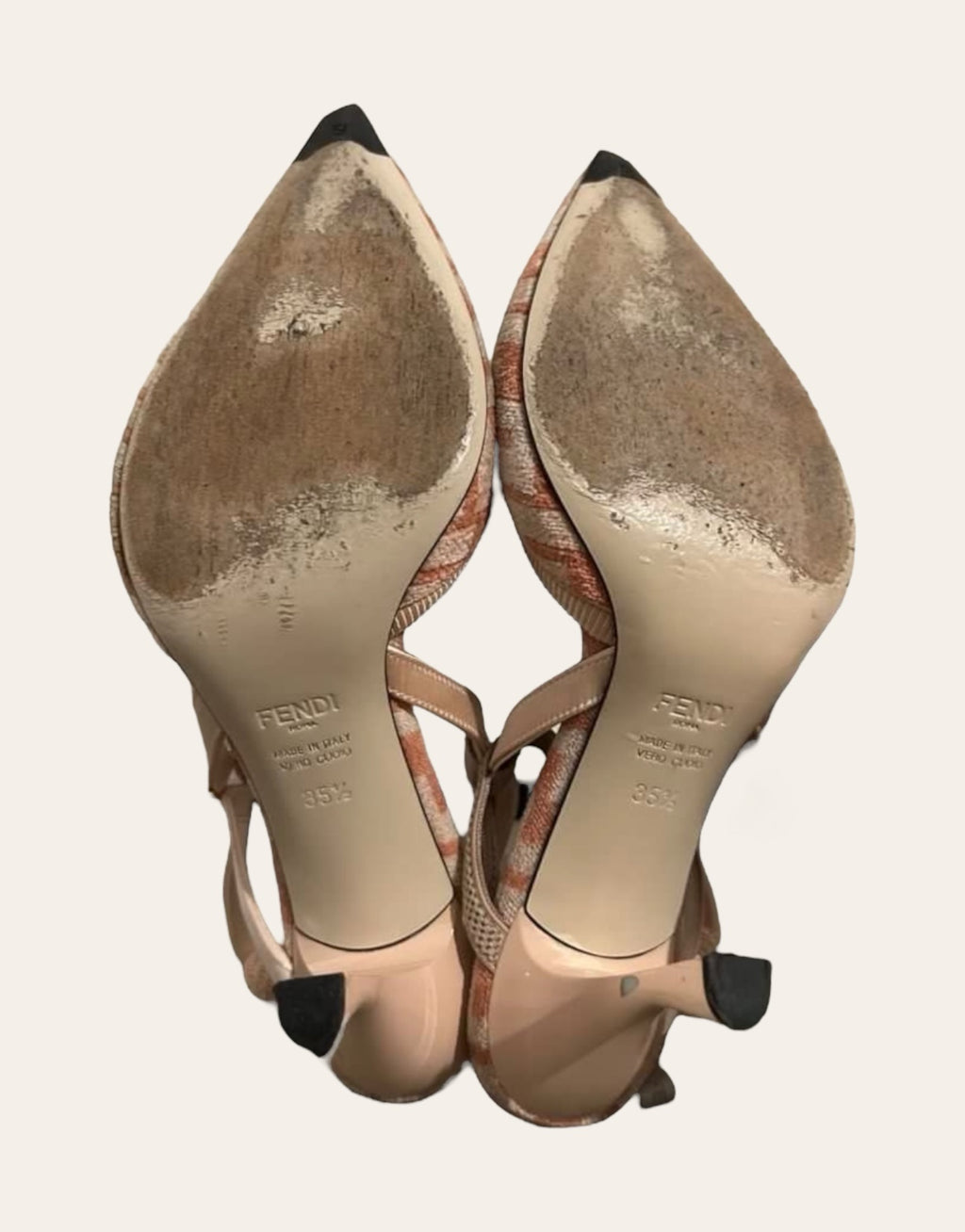 Fendi Colibri Slingback Heels SZ 35.5, photo 6