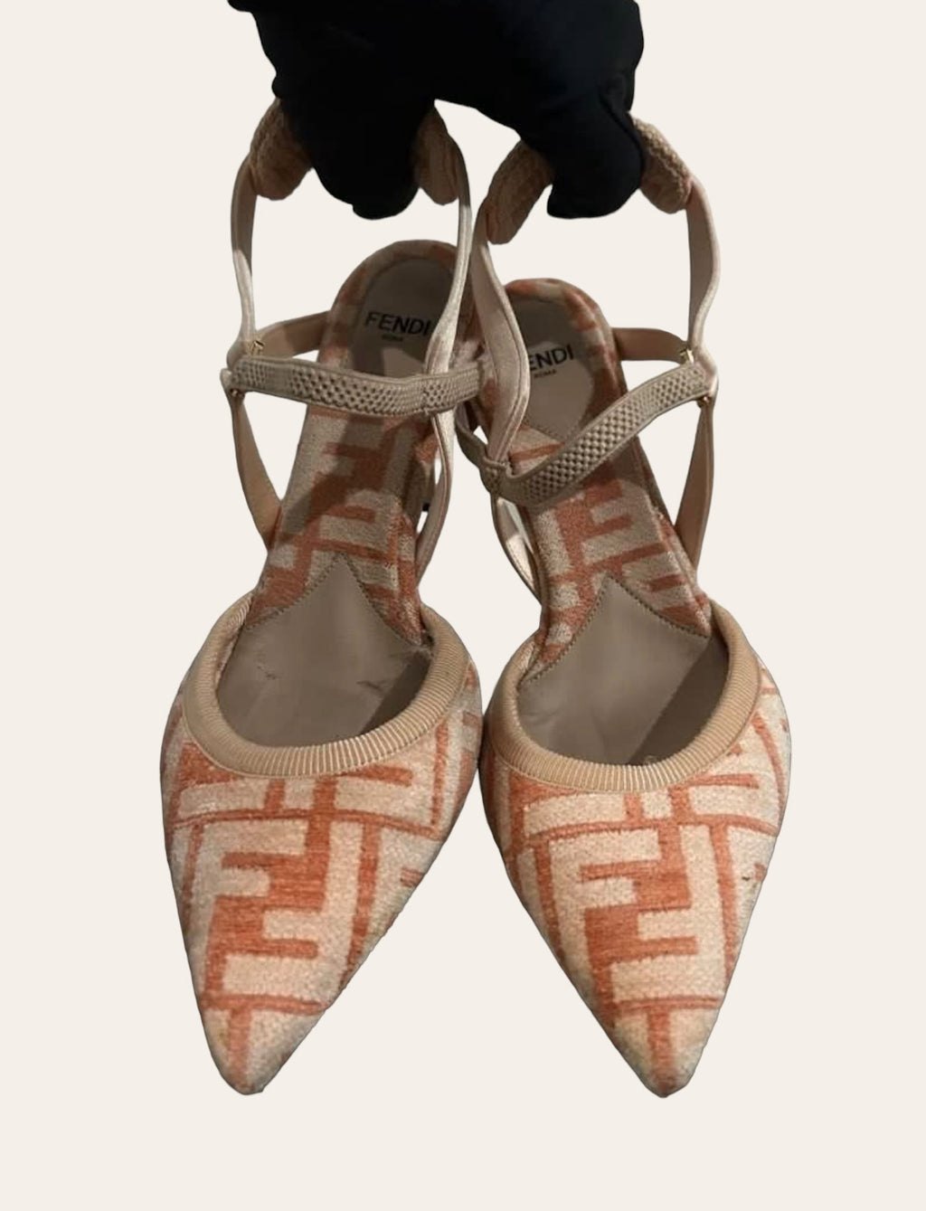 Fendi Colibri Slingback Heels SZ 35.5, photo 7